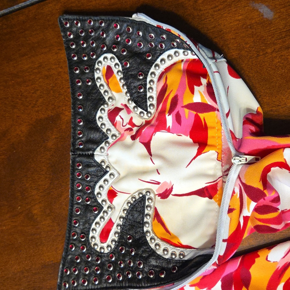 Pretty Western Show Shirt Women's Size Medium - Picture 12 of 17
